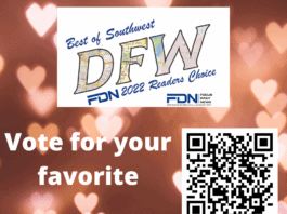 DFW readers choice QR code