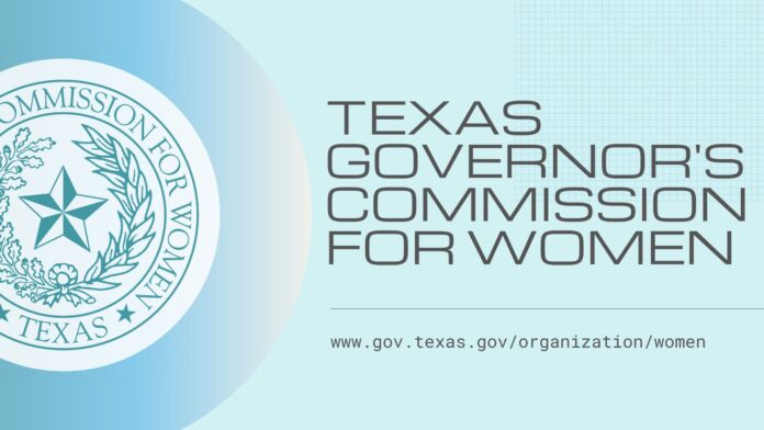 Texas governors commission for women logo