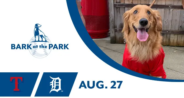 Texas Rangers Bark at the Park is Next Saturday