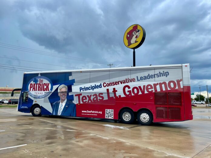 Dan Patrick for Lt Governor bus