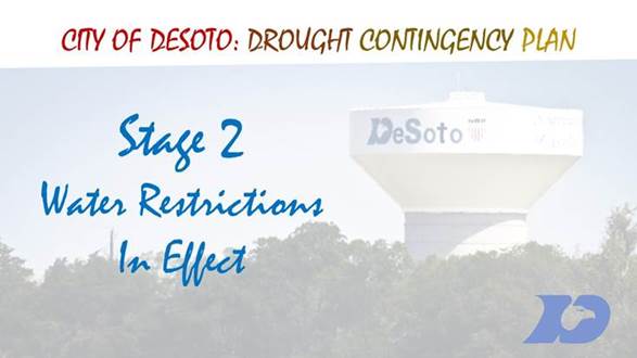 City of DeSoto Under Stage 2 Watering Restrictions - Vimarsana News