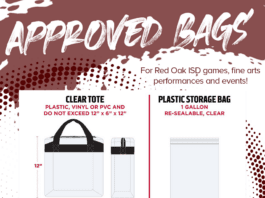 ROISD approved clear bags
