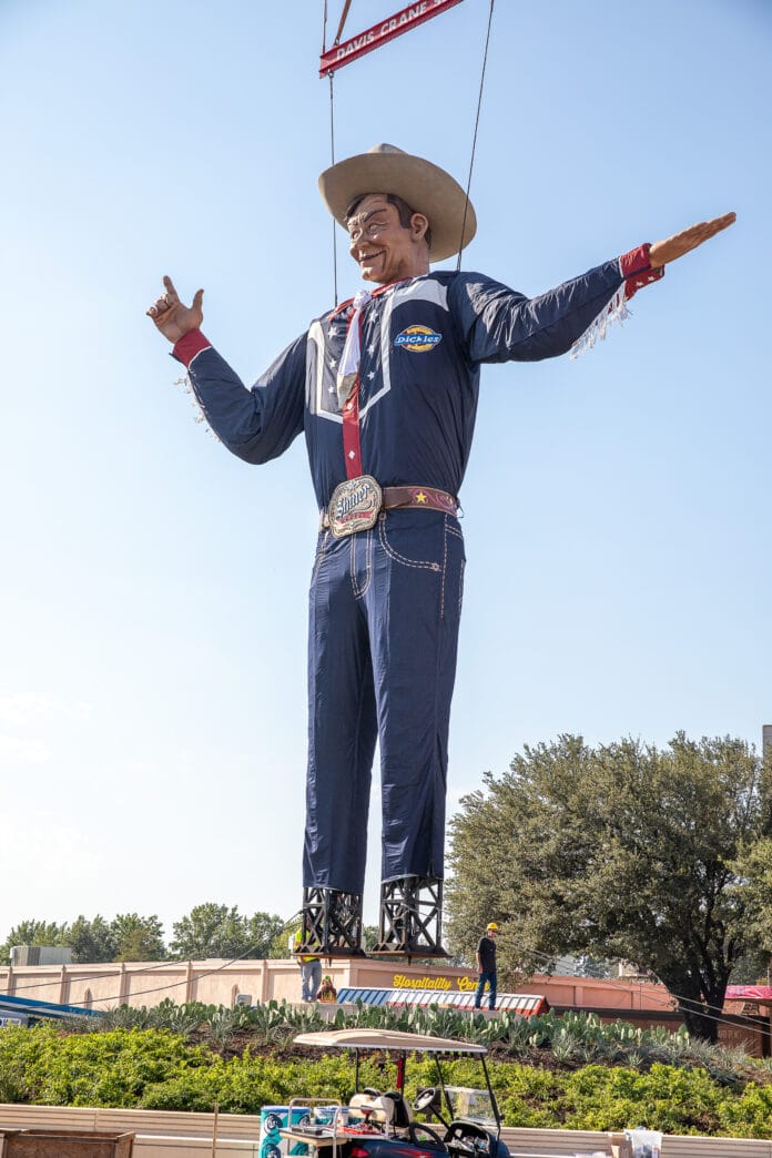 Big Tex Goes Up