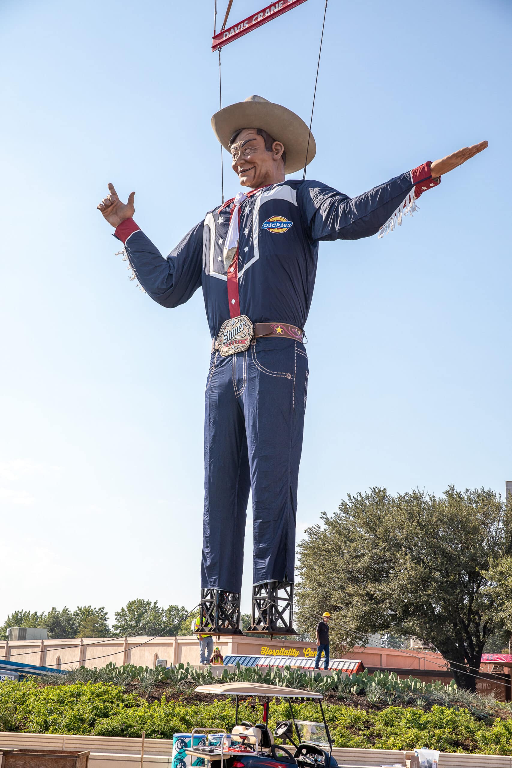 Big Tex Goes UpReady to Visitors to Texas State Fair Focus