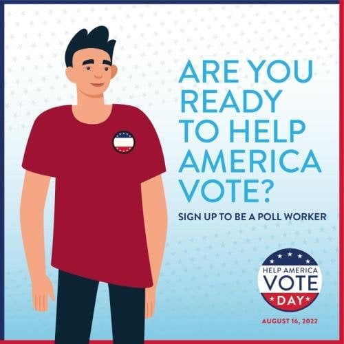 poll worker graphic