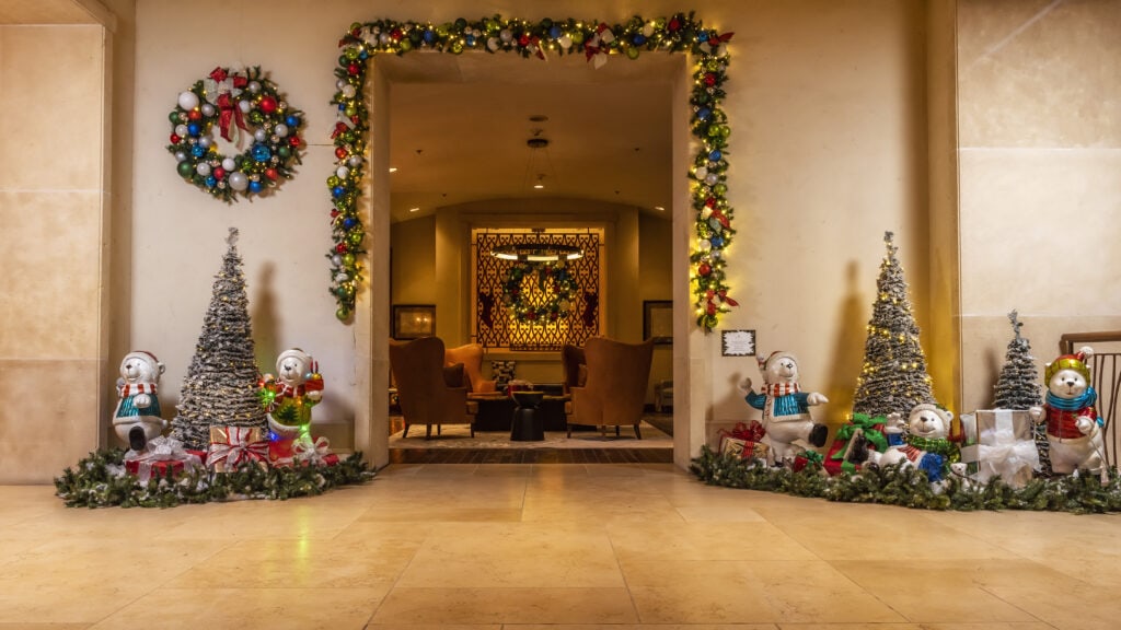 decorations at JW Marriott