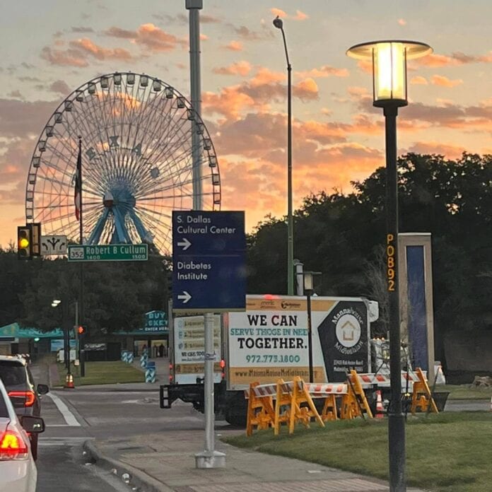 State Fair Ferris Wheel and Manna House truck