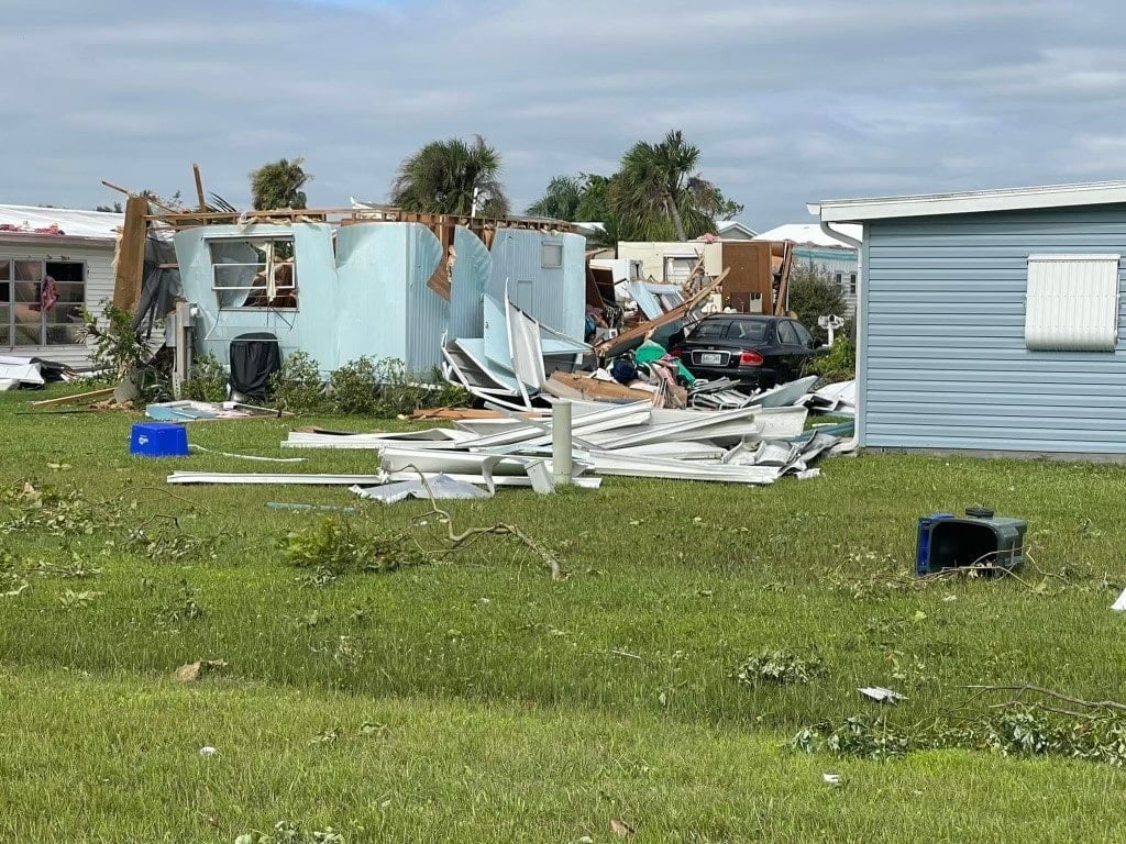 house damage north port fl