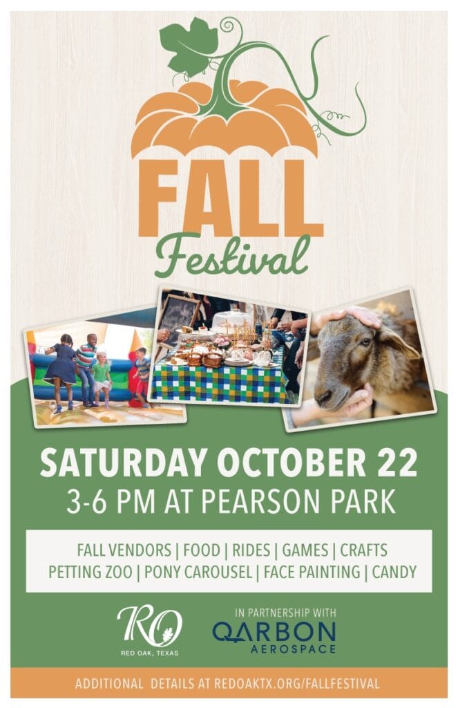 red oak fall festival flyer