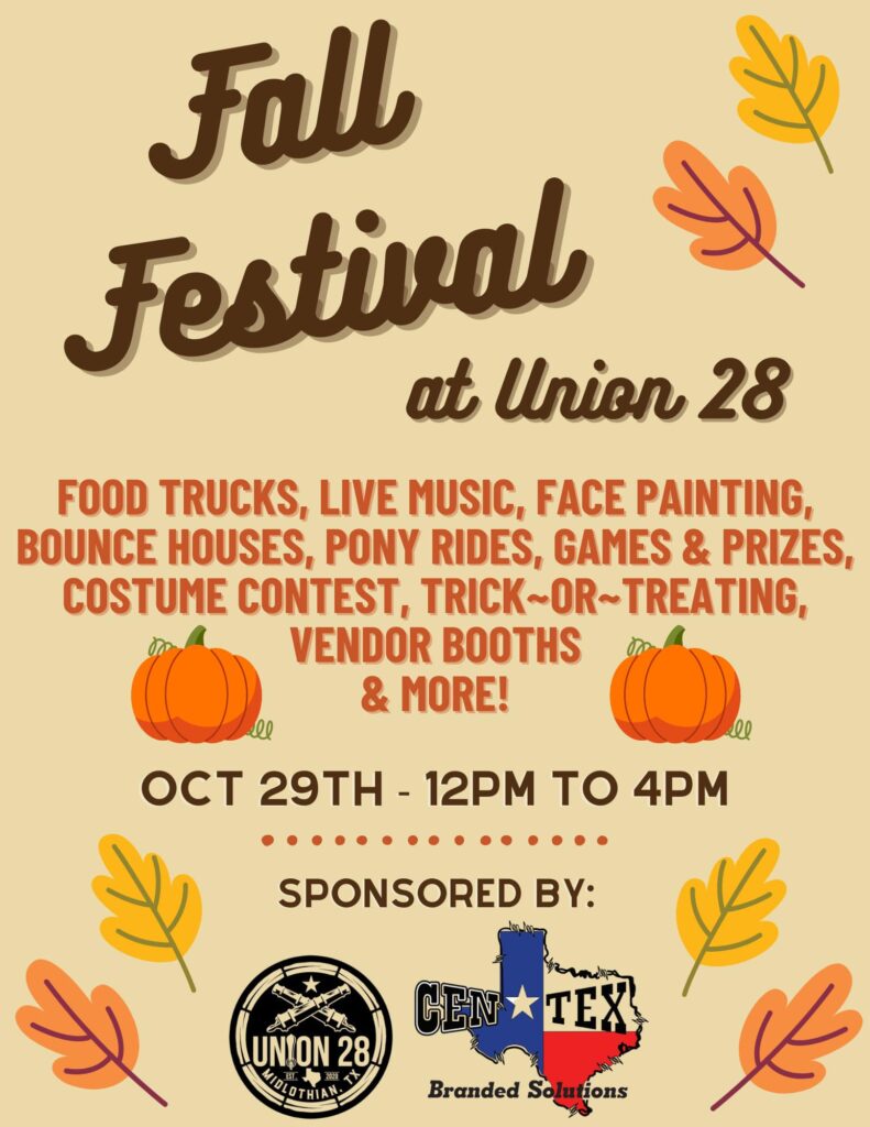 Union 28 fall festival flyer