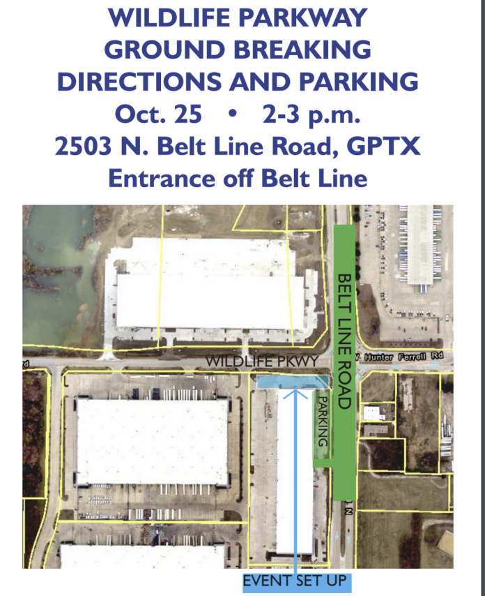 wildlife parkway event map