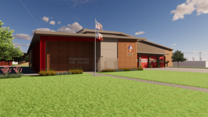Duncanville Fire Station rendering