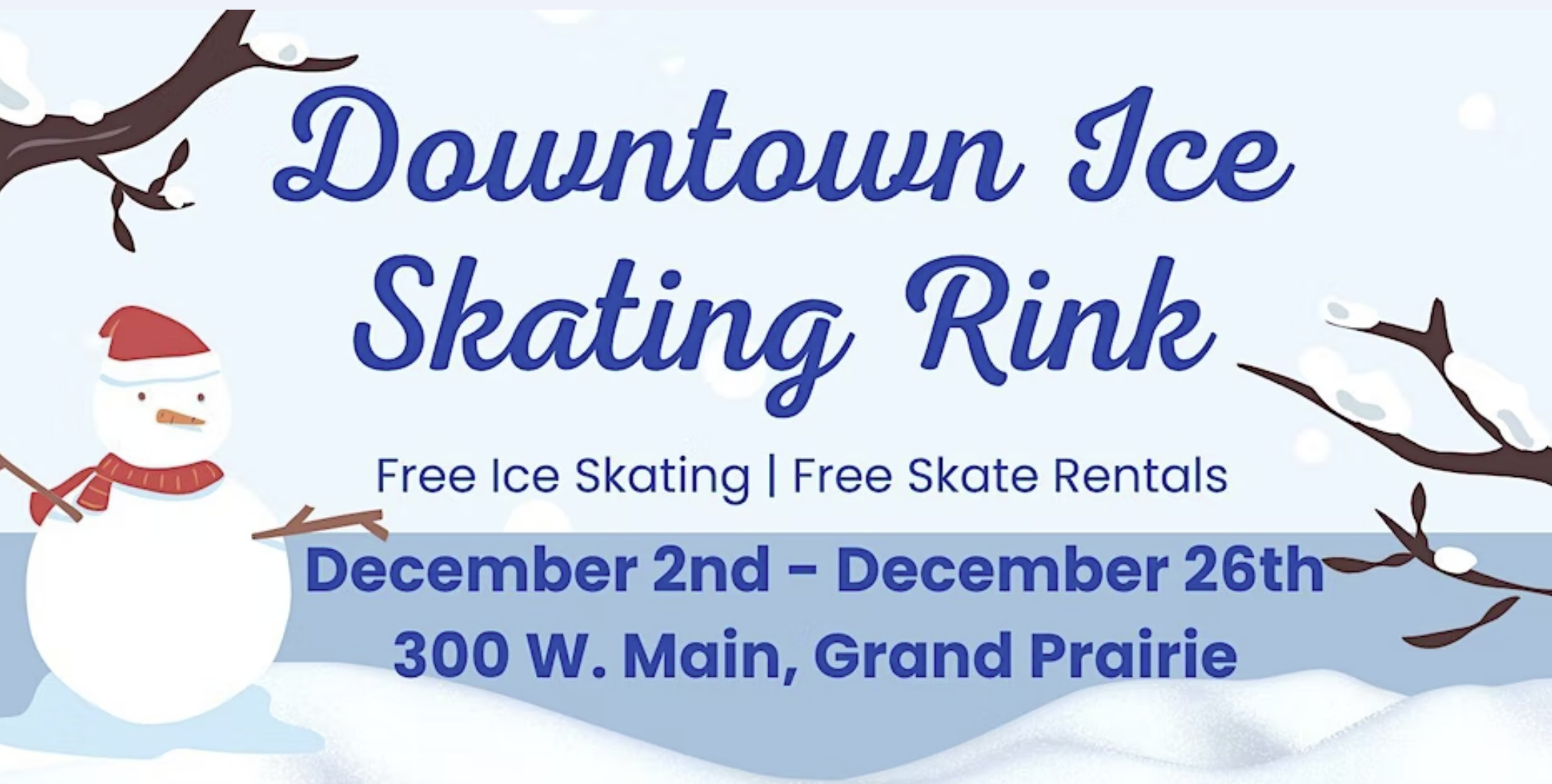 Grand Prairie ice skating rink