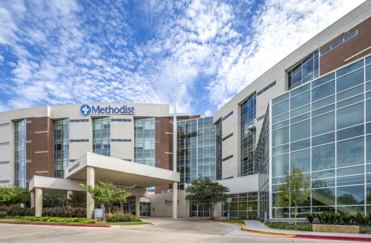 exterior of hospital