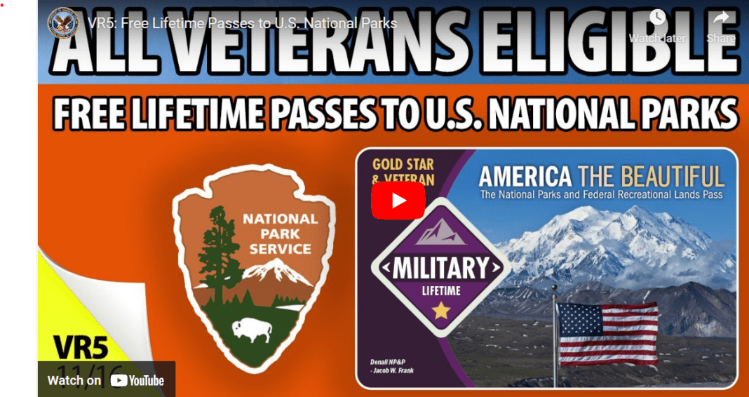 Veterans, Gold Star Families get free lifetime pass to national parks