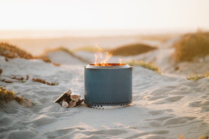 Solo Stove Bonfire on Beach