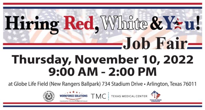 Red White You Job Fair flyer