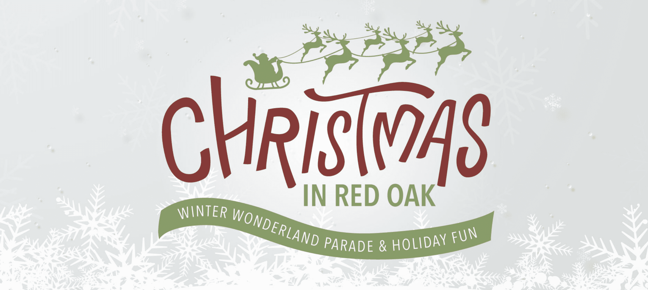 Christmas in Red Oak flyer