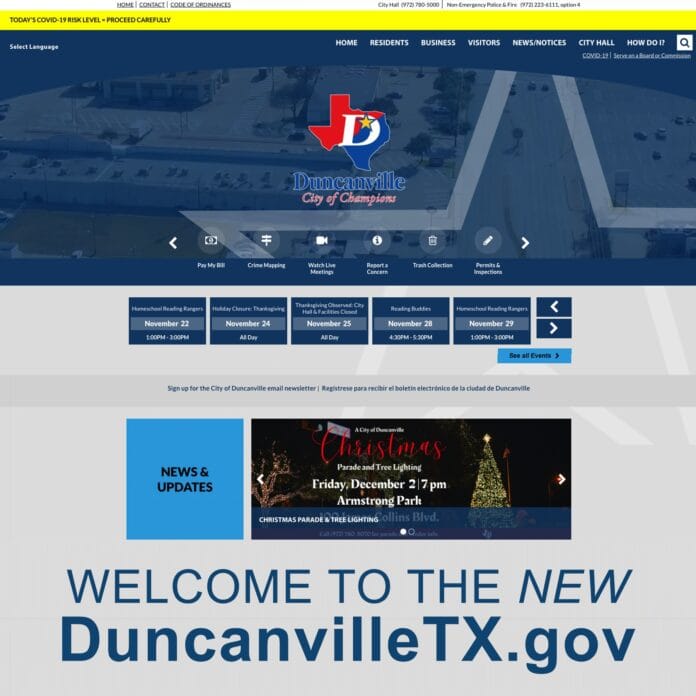 Duncanville tx gov homepage