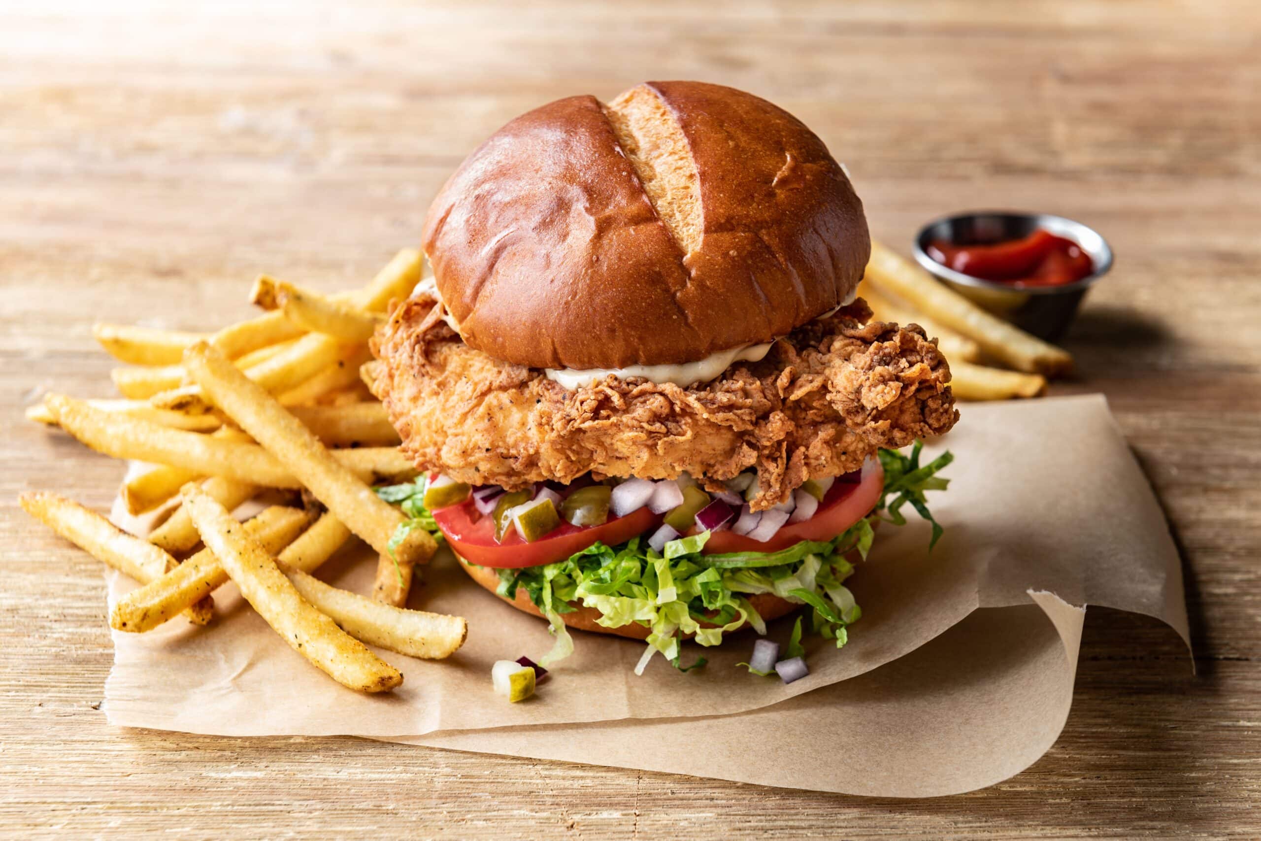 Family Kitchen crispy chicken sandwich