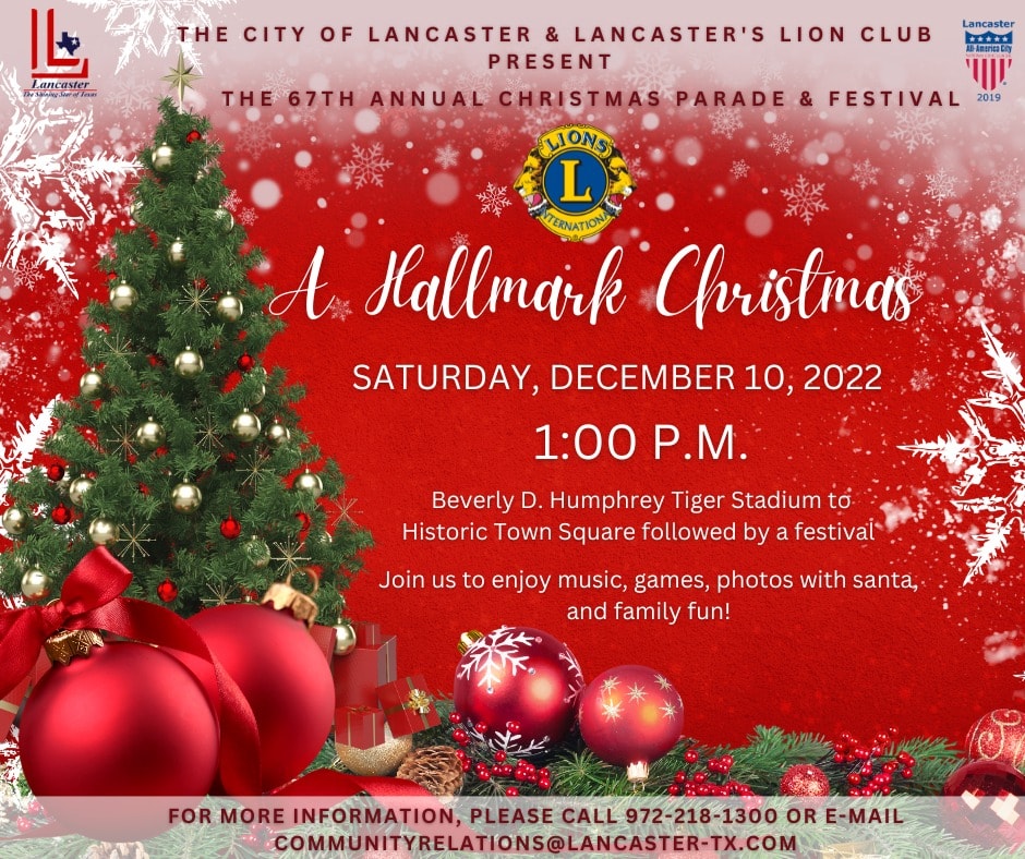 Lancaster Christmas flyer