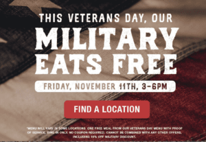 Logans roadhouse military appreciation