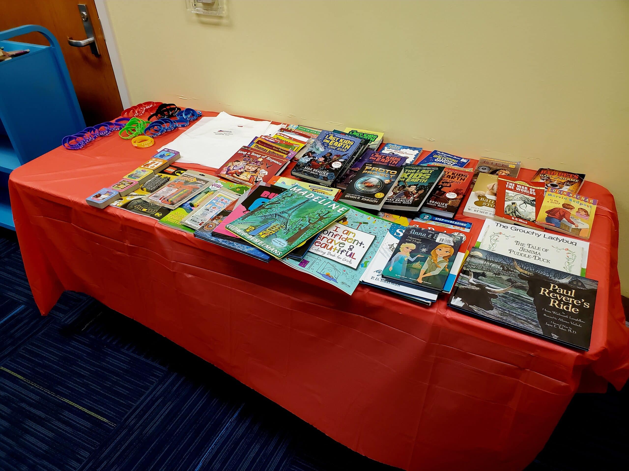 Books donated to Duncanville Public Library
