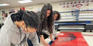 Cedar Hill High School Graphic Design Highlights Its Print Shop CHISD print shop