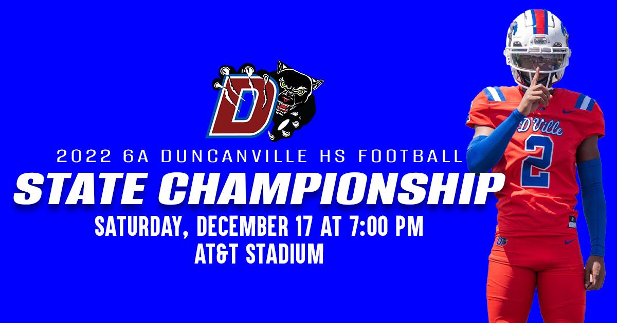 Duncanville panther football graphic 12.17