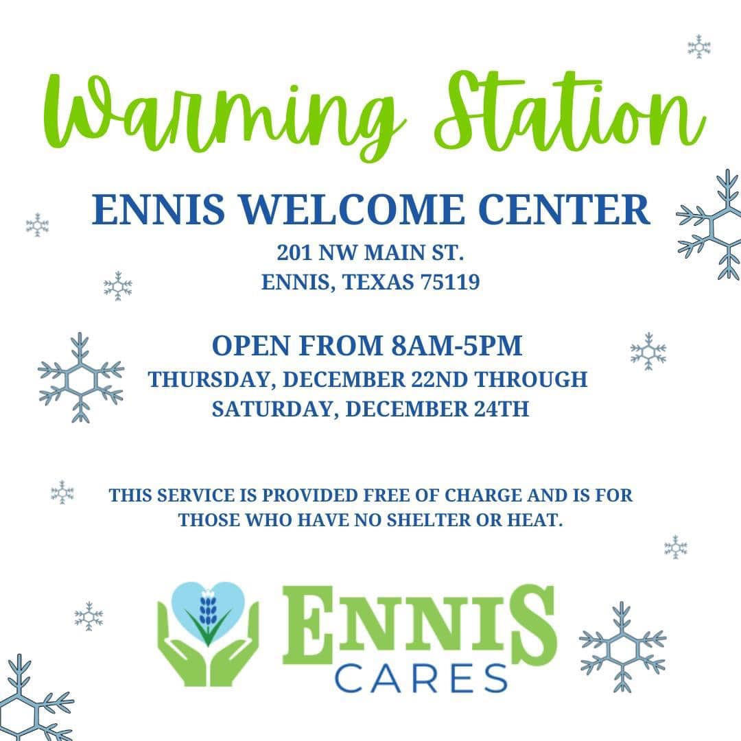 Ennis warming station graphic