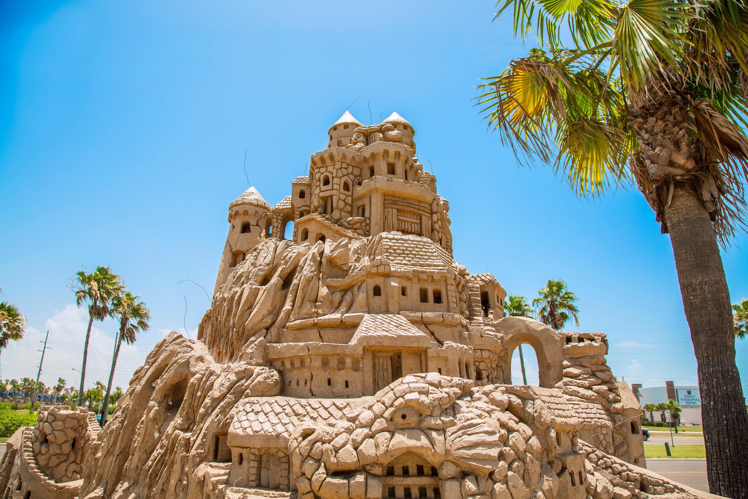 South Padre sandcastle