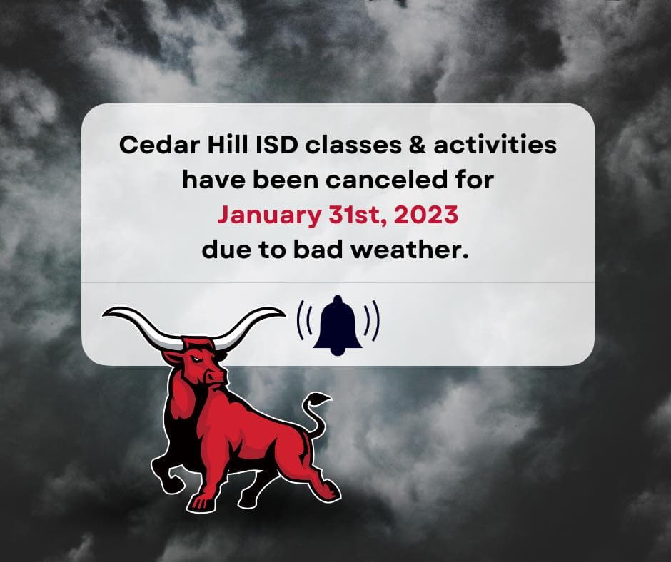 CHISD closure graphic January 31