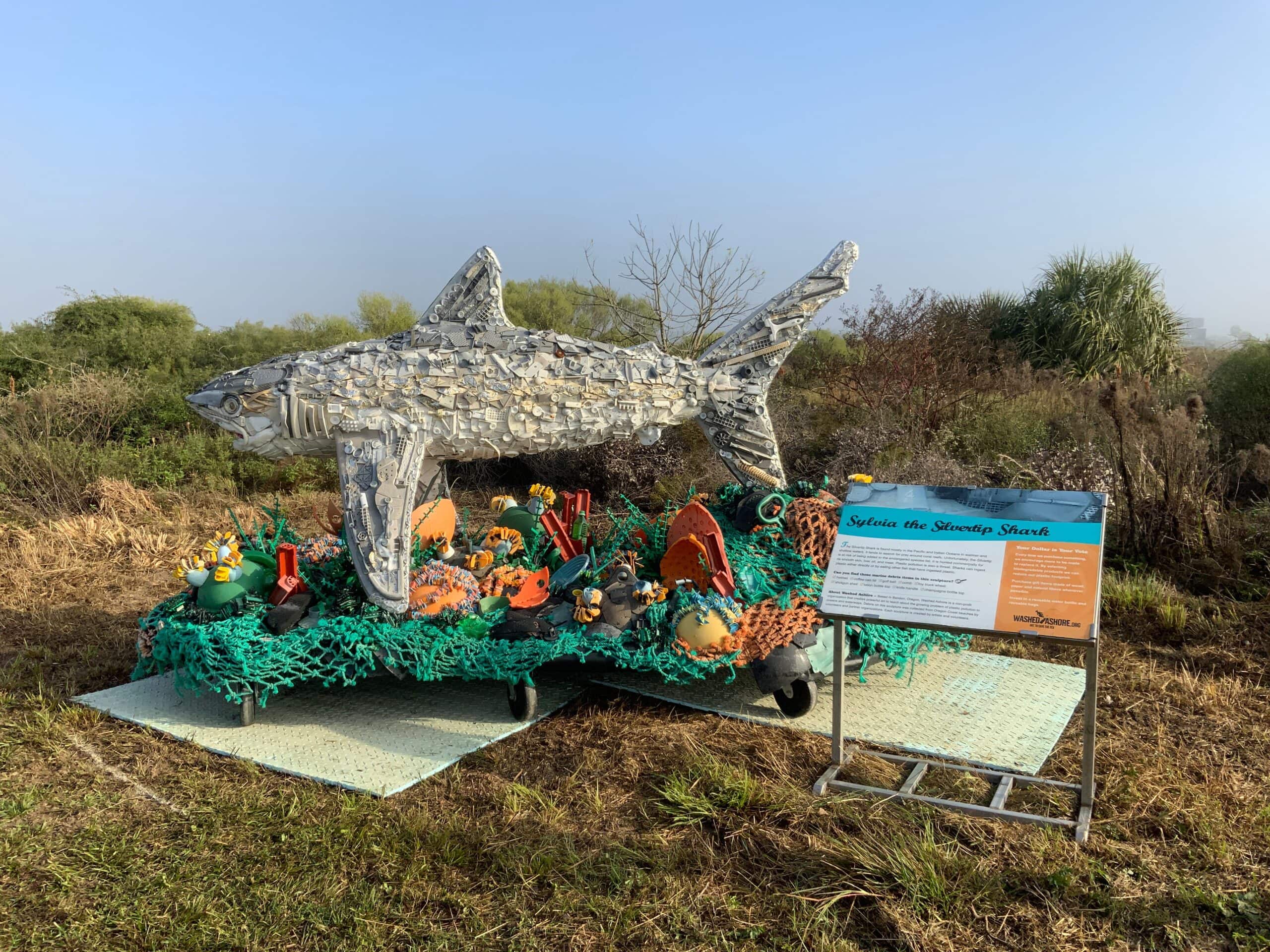 Washed Ashore exhibit in Galveston