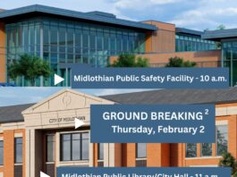 Midlothian ground breaking flyer