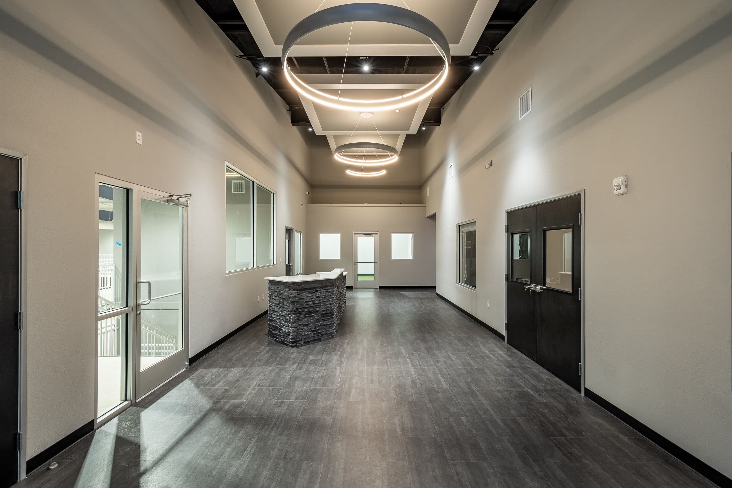 hallway of rec center