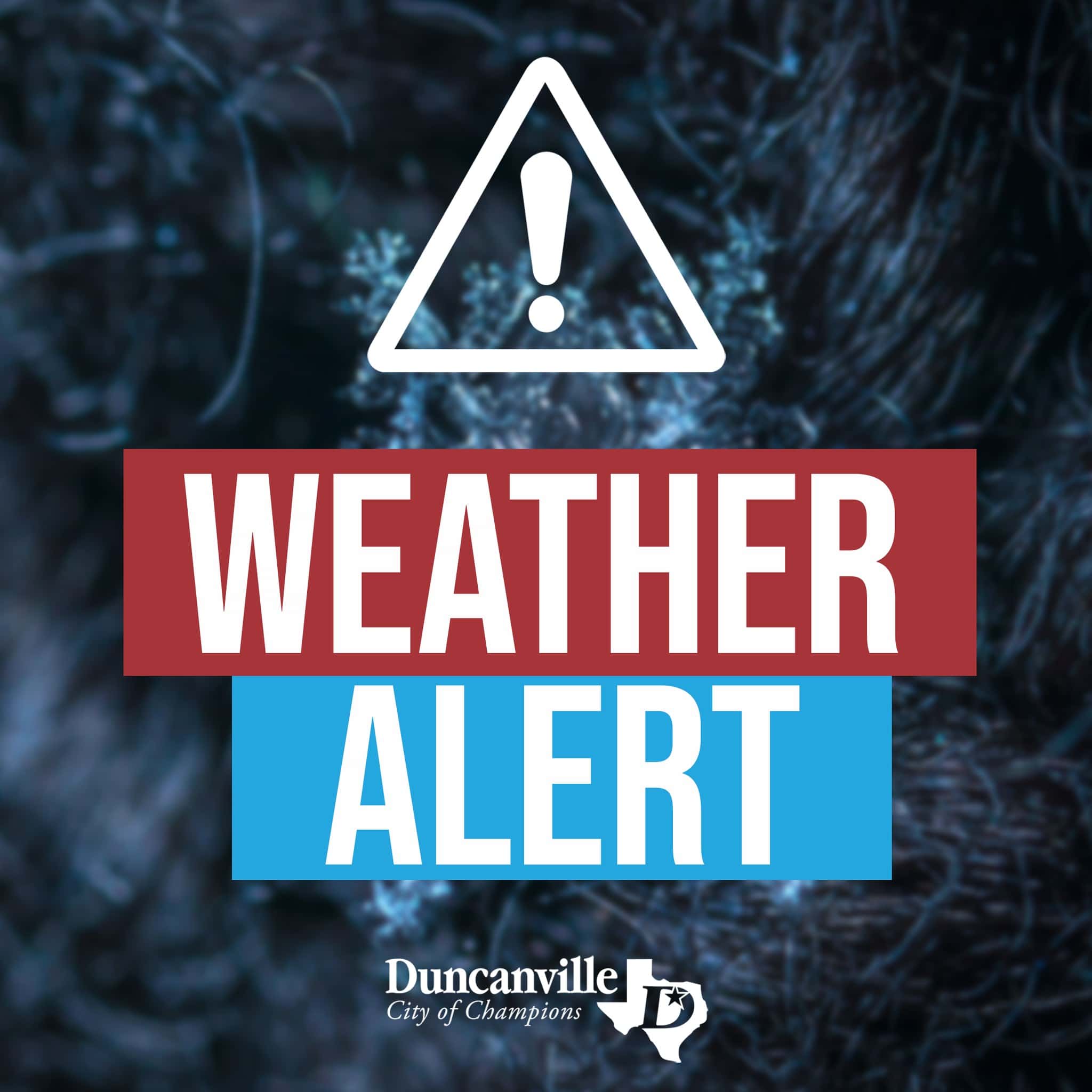 Duncanville weather alert graphic