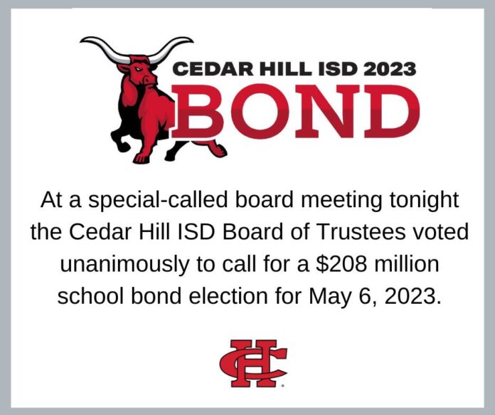 black and red text with CHISD logo