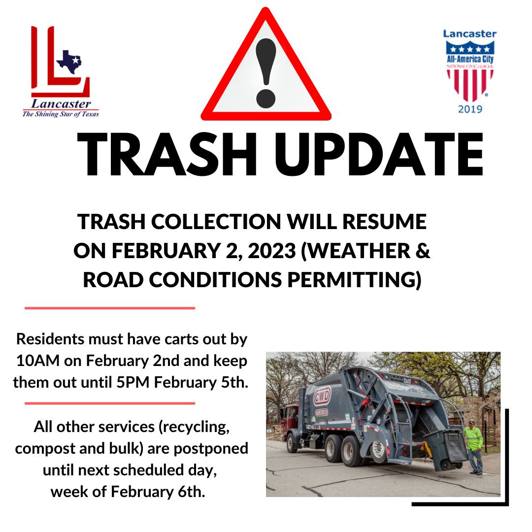 Lancaster trash update graphic