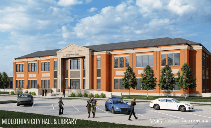 Midlothian library rendering