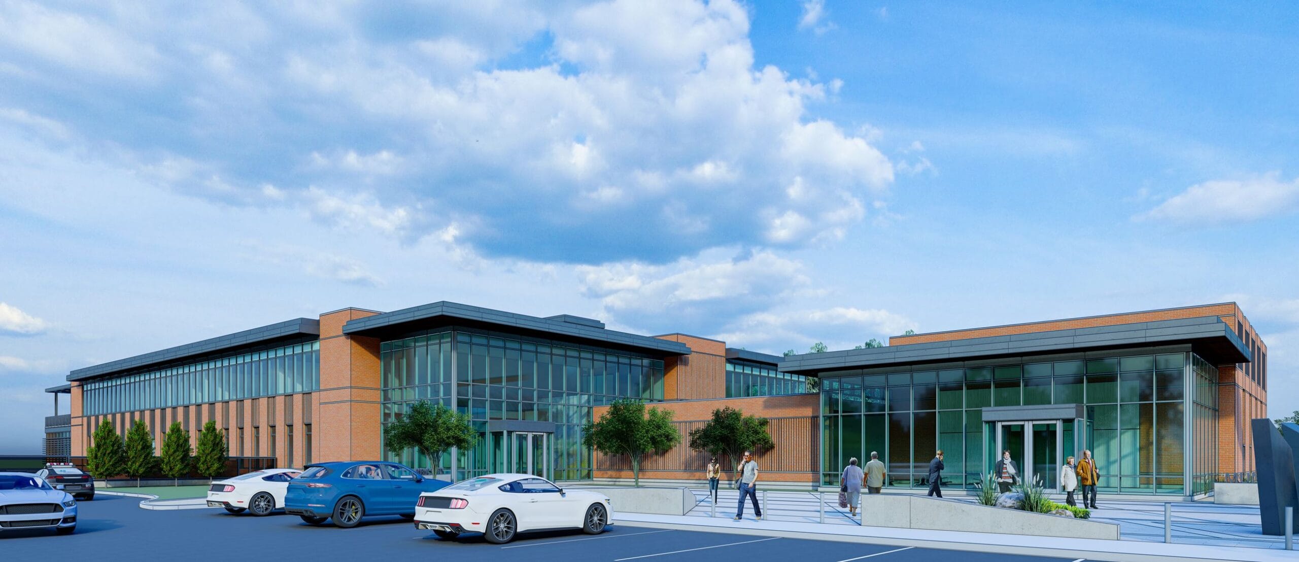 Public safety building rendering