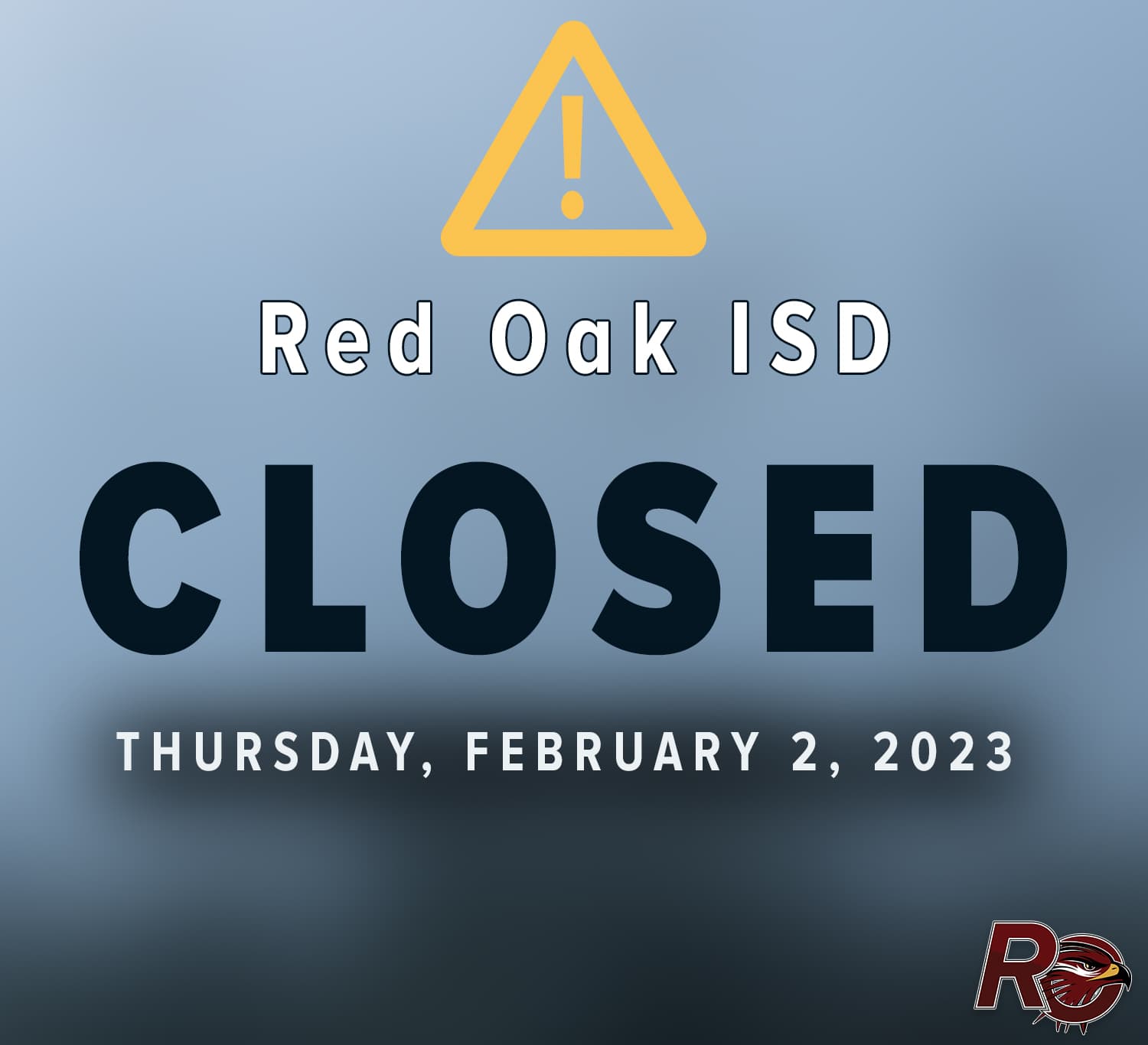 ROISD closed February 2 graphic