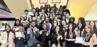 Twenty-Eight Cedar Hill ISD Scholars Qualify for BPA Nationals group of students