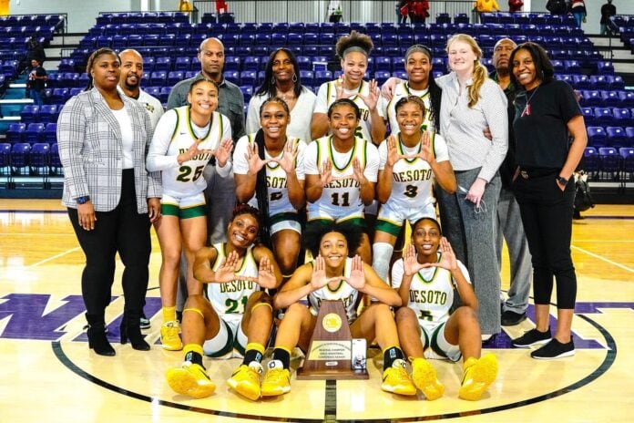 DeSoto Eagles girls basketball team