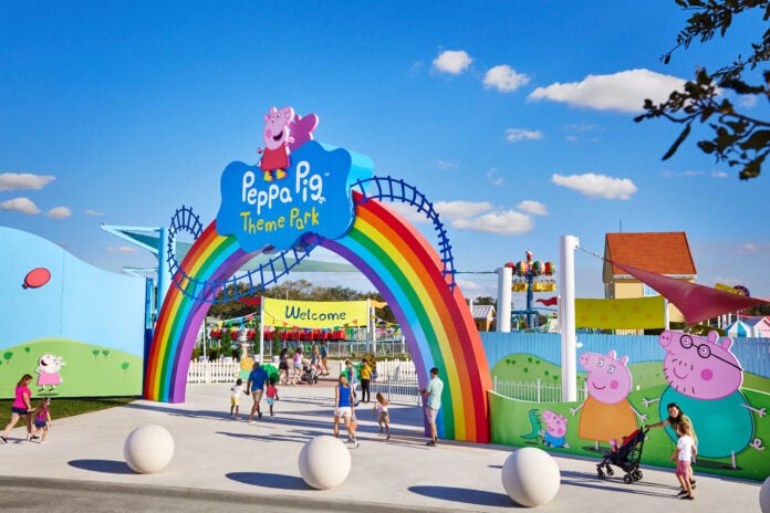 Peppa Pig theme park entrance