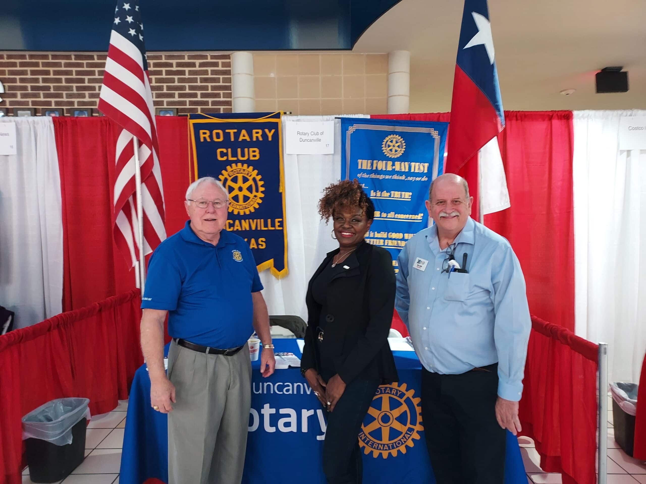 Rotary Club booth