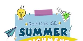 ROISD launching Summer Enrichment Camp and more! Red Oak ISD summer enrichment camp flyer