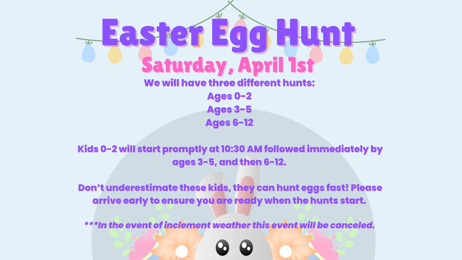 wax easter egg hunt