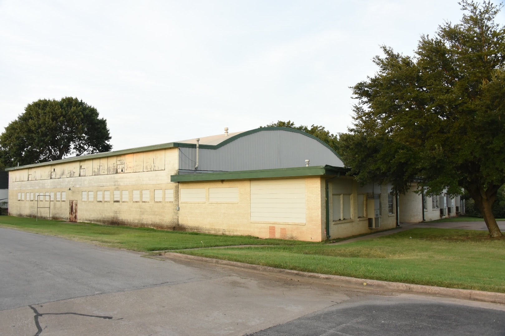 old gym exterior