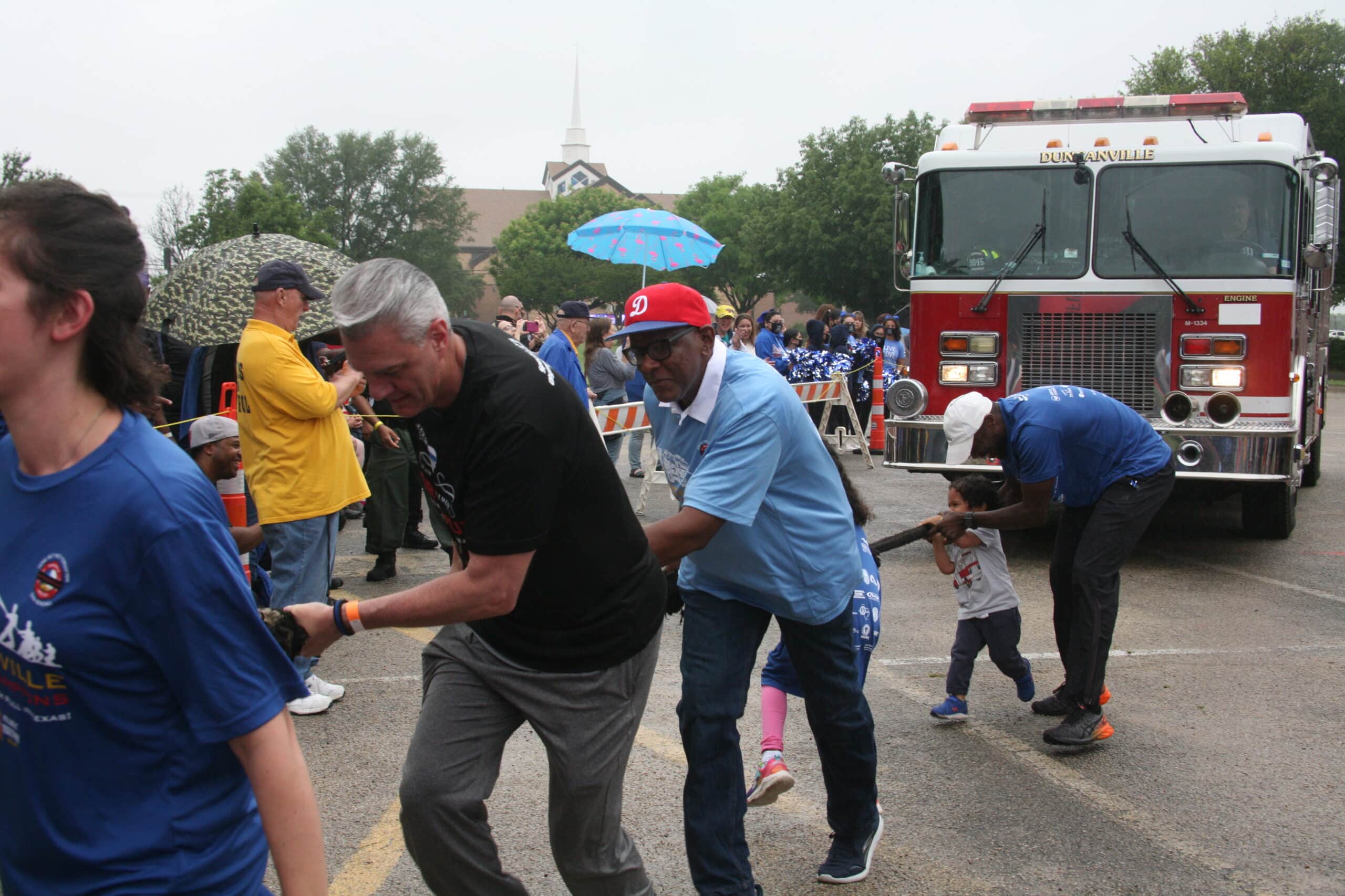 Duncanville fire truck pull