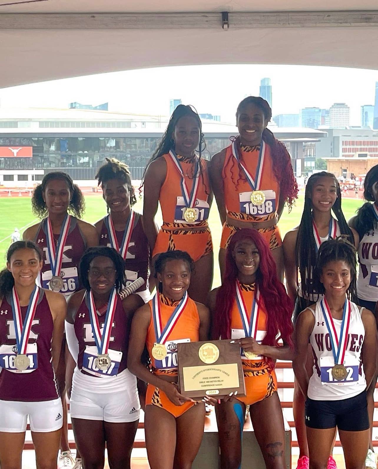 Lancaster ISD girls track